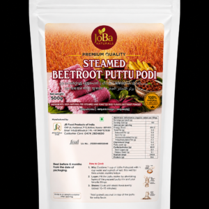 JoBa Naturals Steamed Beetroot Puttu Podi 500g pouch